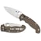 Spyderco 2024 Spyderco Reveal 14, Manix 2 Xl Brown Canvas Micarta Cpm Cru-Wear, Plain Edge SPY-C95MPCW2 - alternate 1